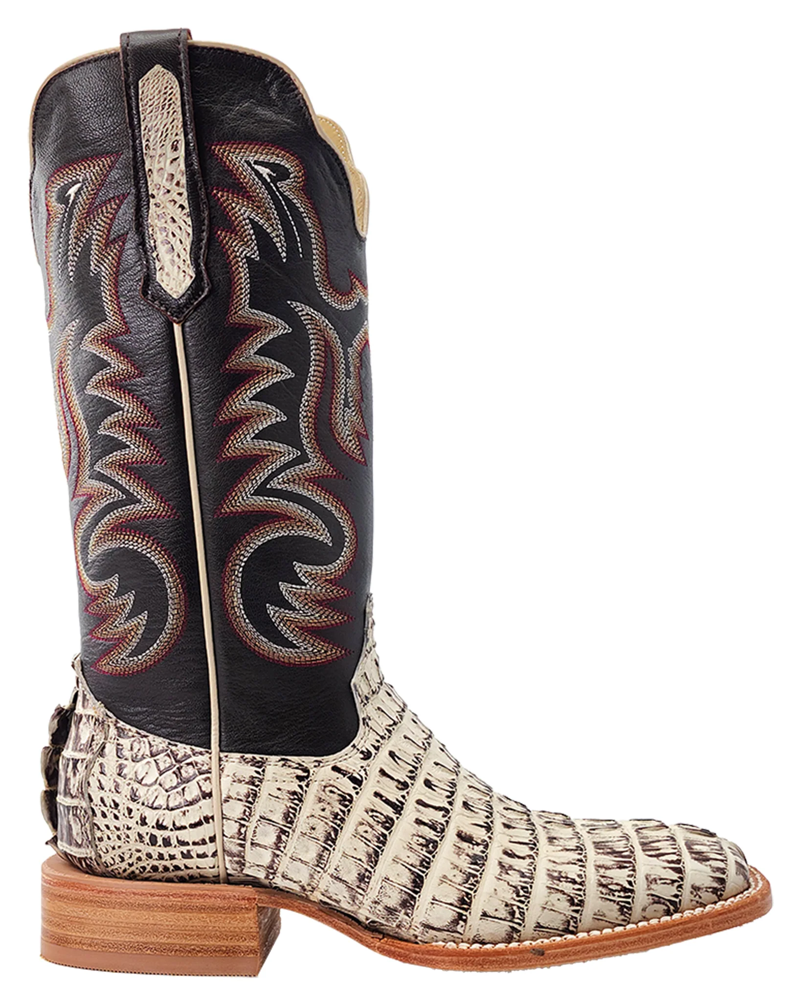Men's Chocolate Malagra Cowhide Western Boots - Image 2