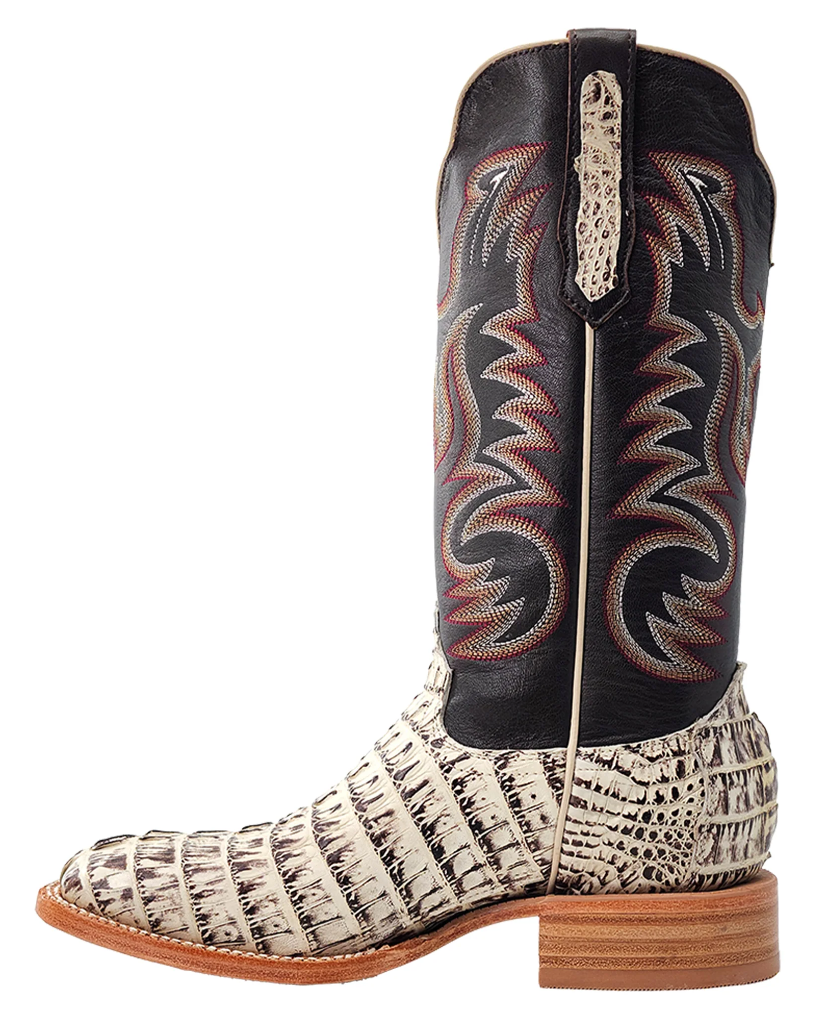 Men's Chocolate Malagra Cowhide Western Boots - Image 3