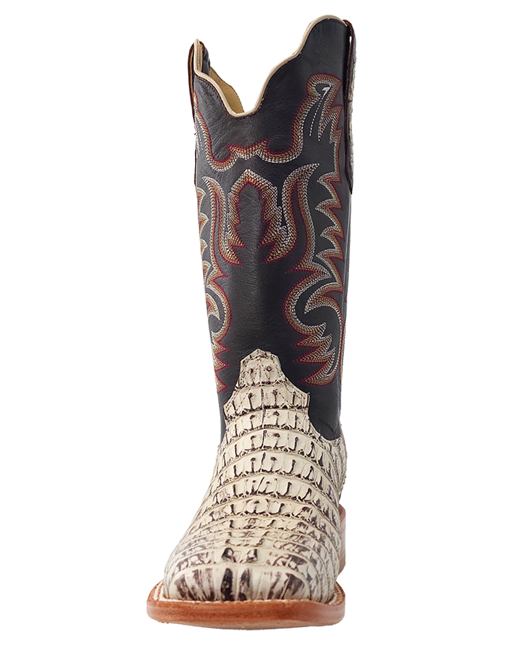 Men's Chocolate Malagra Cowhide Western Boots - Image 4