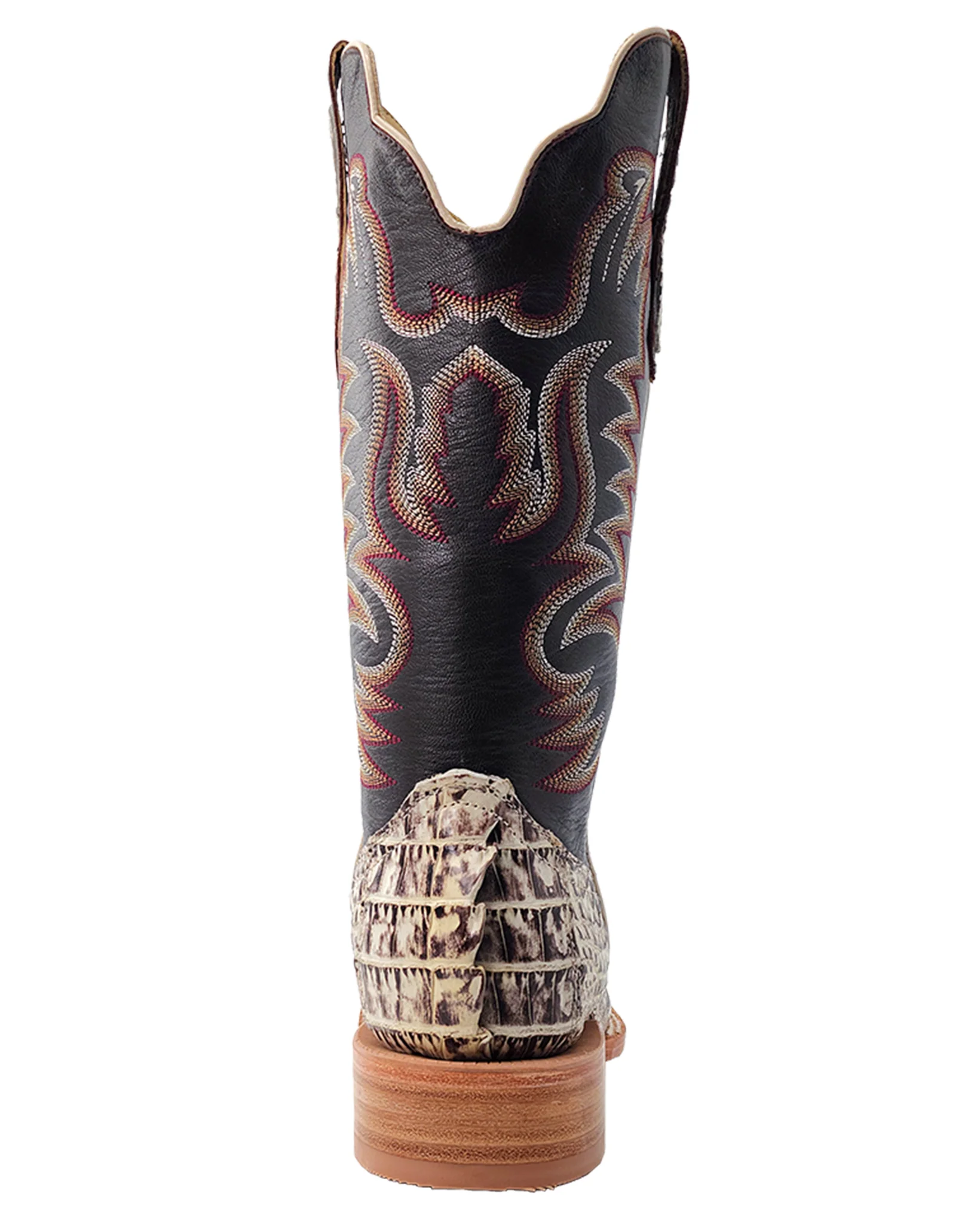 Men's Chocolate Malagra Cowhide Western Boots - Image 5