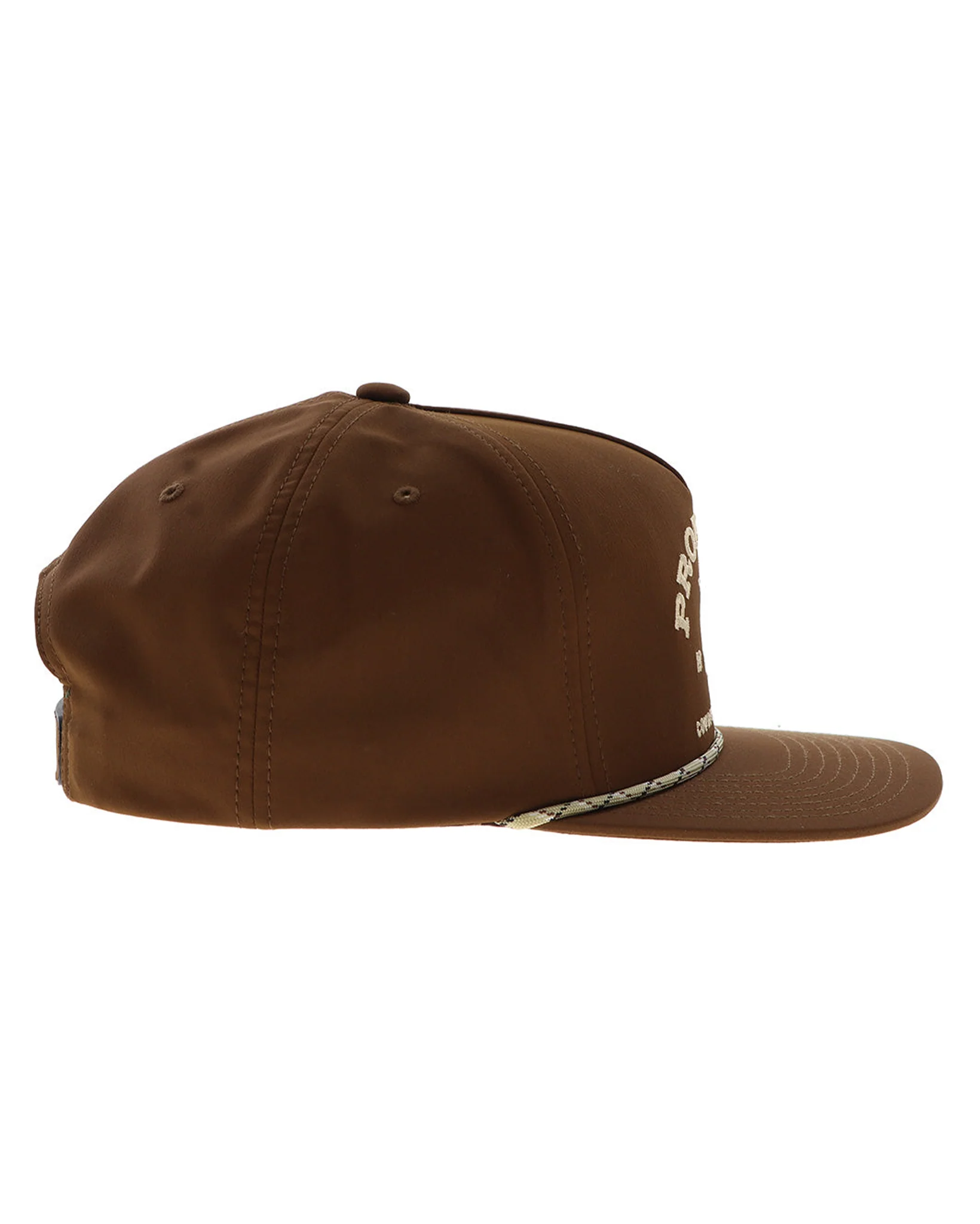 Prca Brown 5-Panel Trucker With Gold Logo - 2565T-Br - Image 6