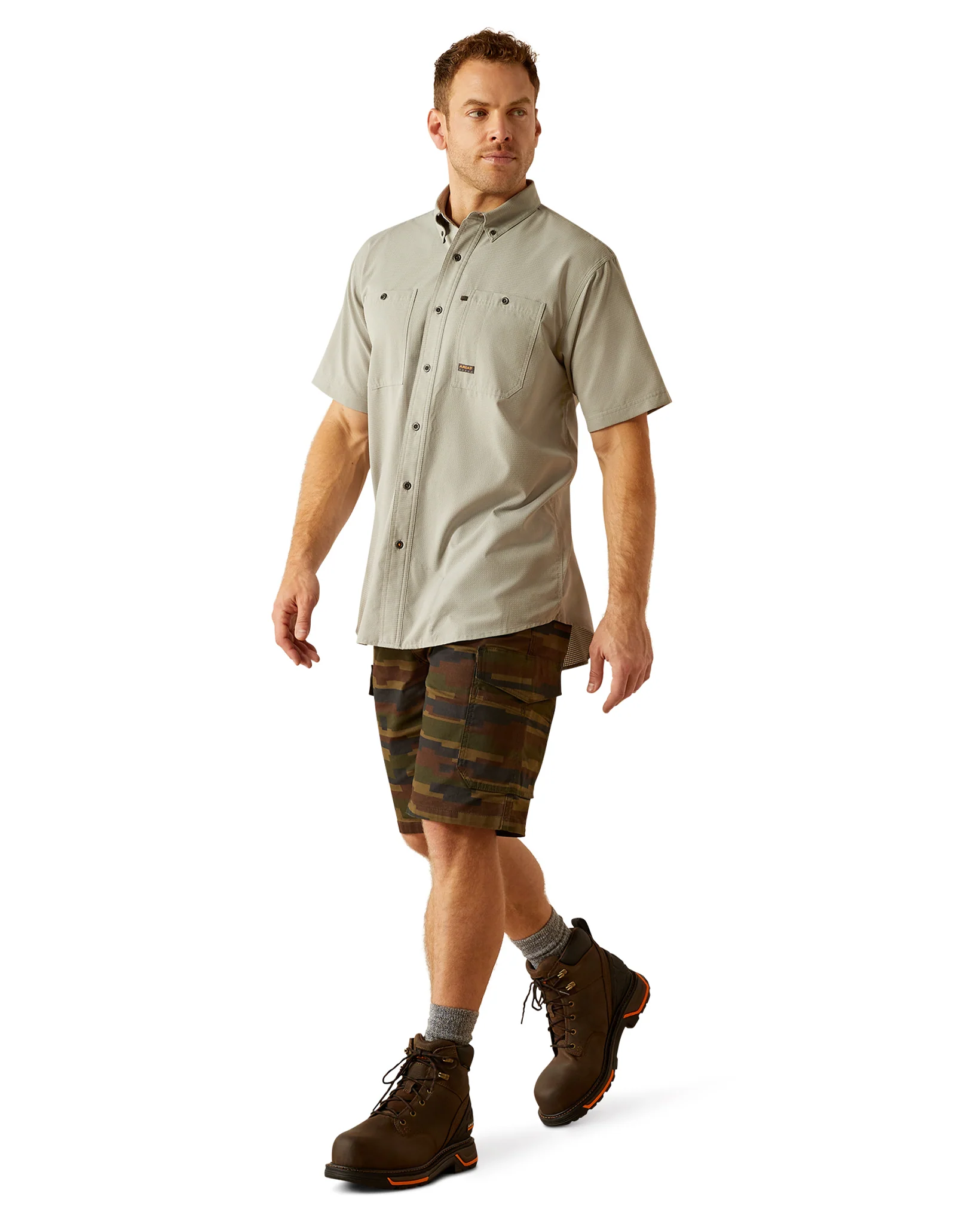 Men's Rebar Made Tough 360 Airflow Work Shirt - Image 3