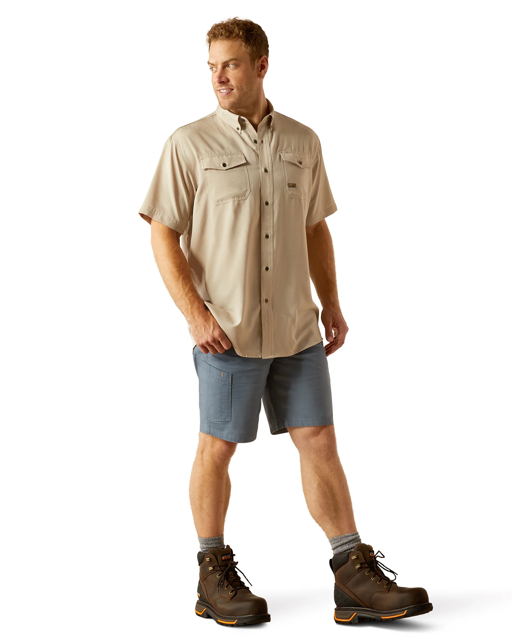 Men's Rebar Made Tough Venttek Durastretch Work Shirt - Image 4
