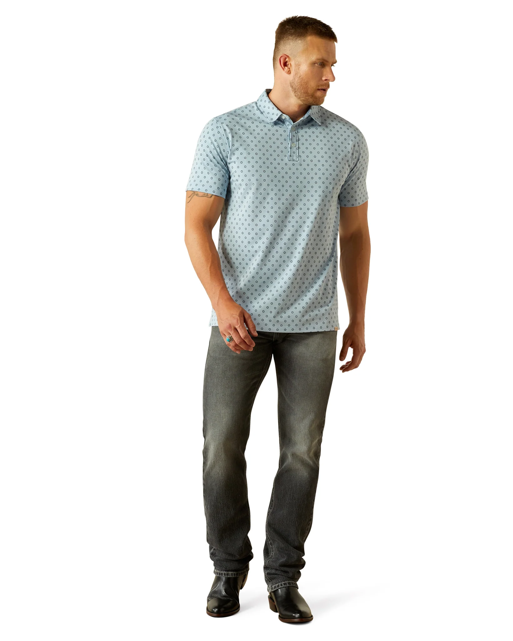 Men's Retro Polo - Image 4