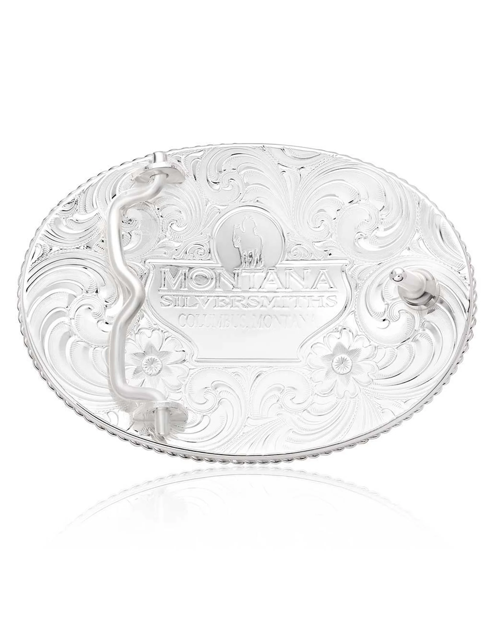 Rosebud Galloping Horse Legacy Buckle - Image 3