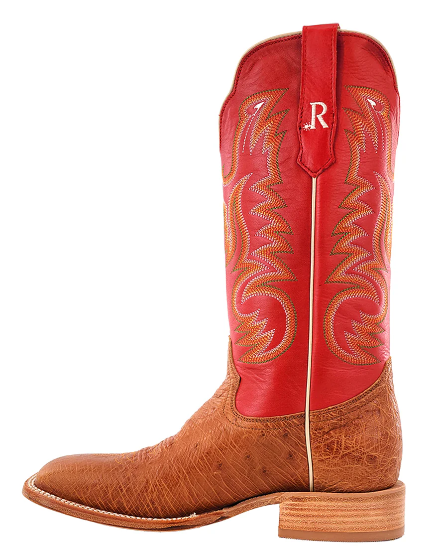 Men's Bruciato Smooth Exotic Western Boots - Image 3