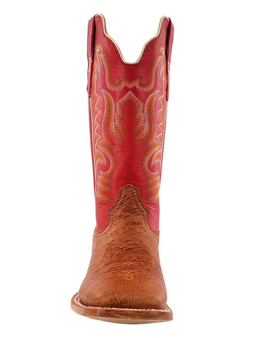 Men's Bruciato Smooth Exotic Western Boots - Image 4