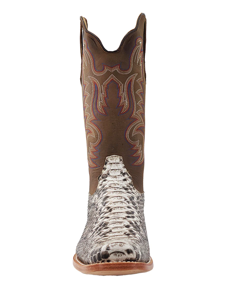 Men's Arizona Tan Exotic Western Boots - Image 4