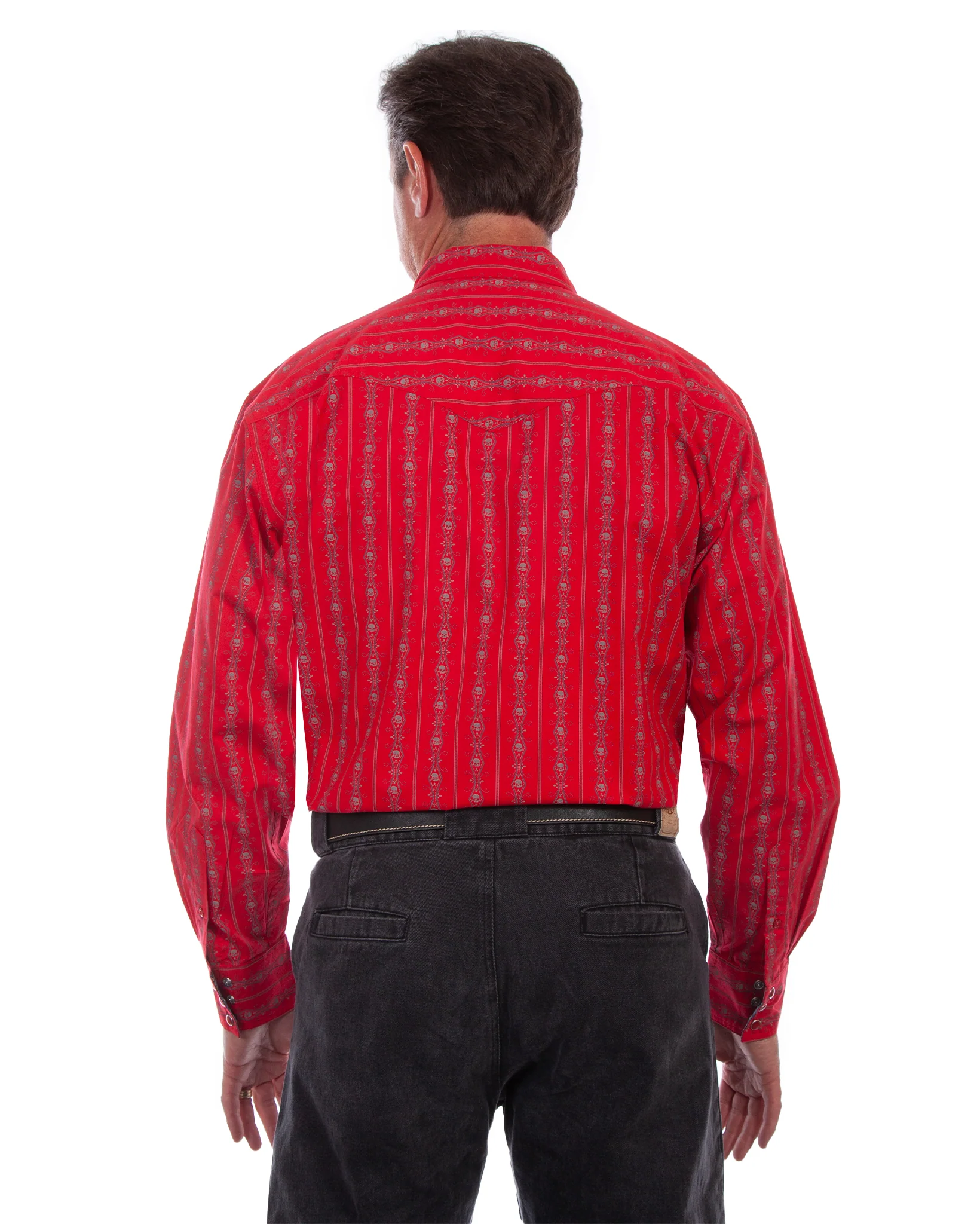 Men's Skull Stripe Shirt - Image 2
