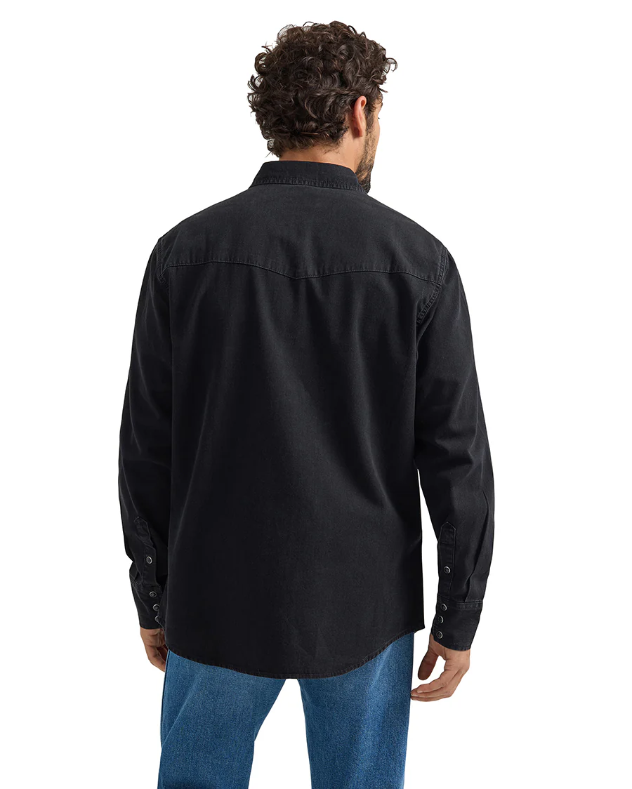 Men's Denim Long Sleeve Shirt - Image 2