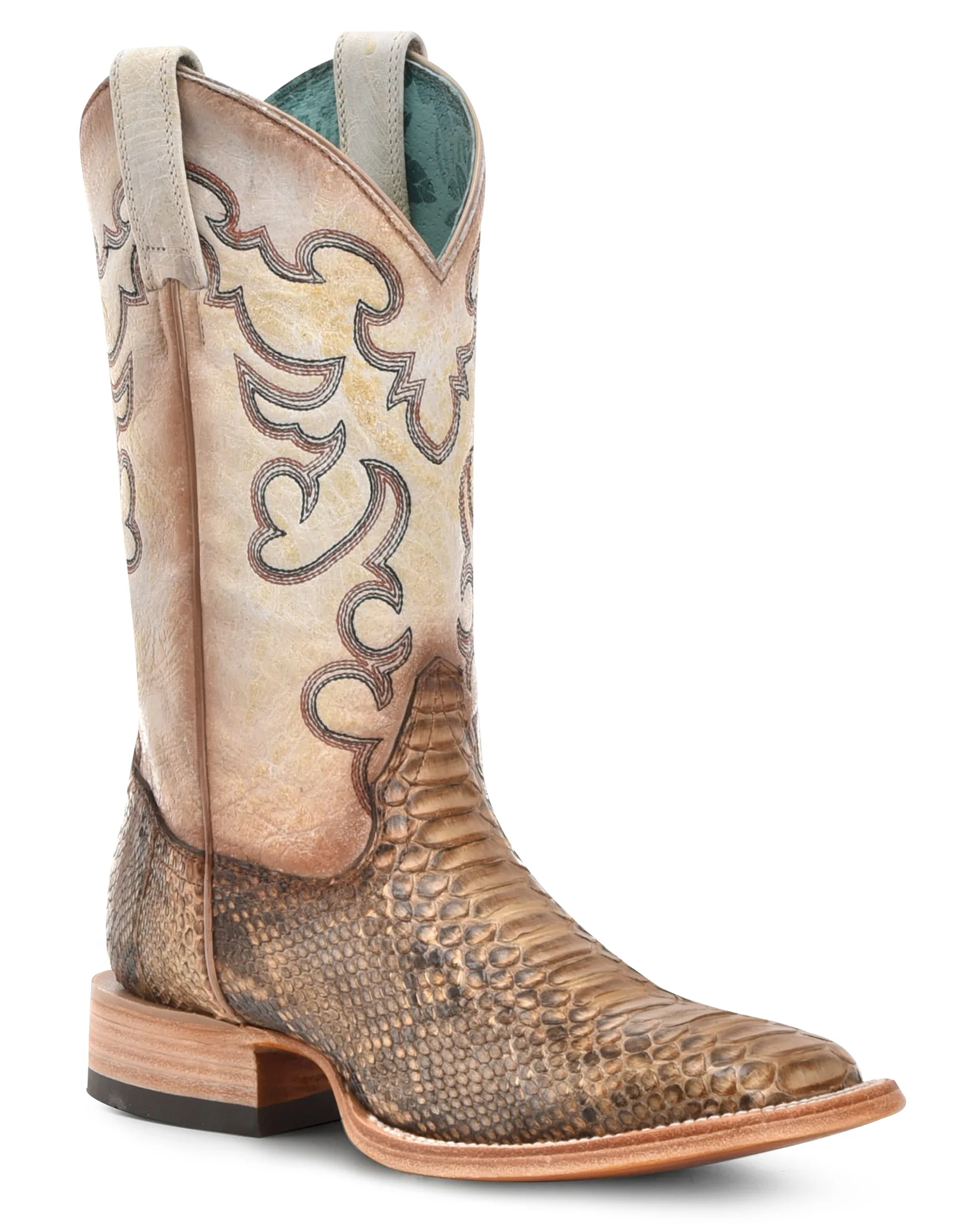 Women's Taupe Exotic Western Boots