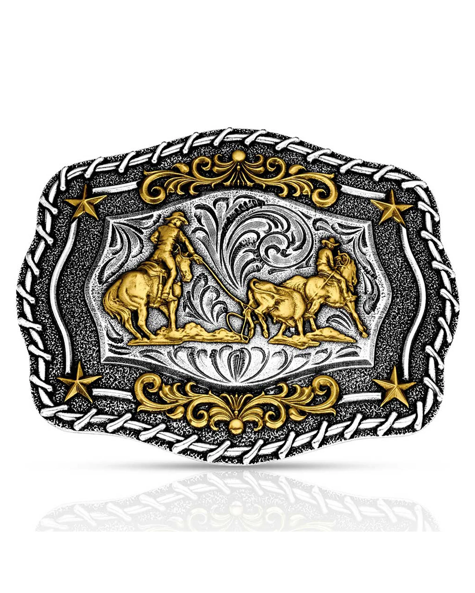 The Roundup Team Roper Belt Buckle