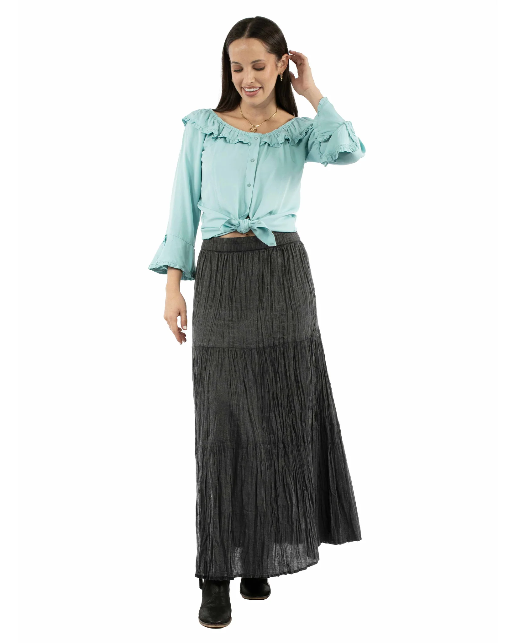 Tier Broomstick Skirt