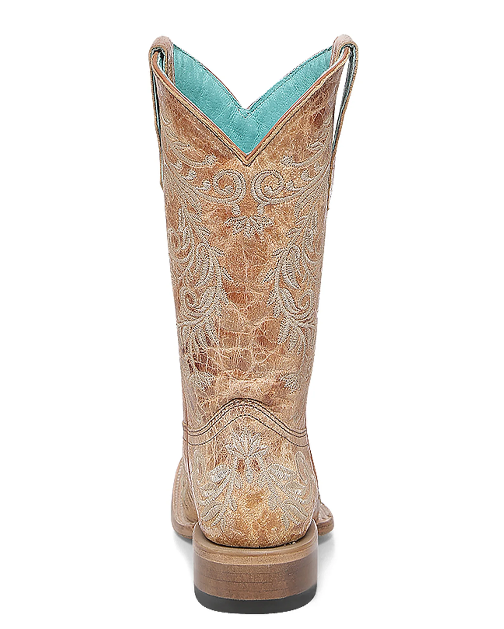 Teen's Floral Embroidery Western Boots - Image 4