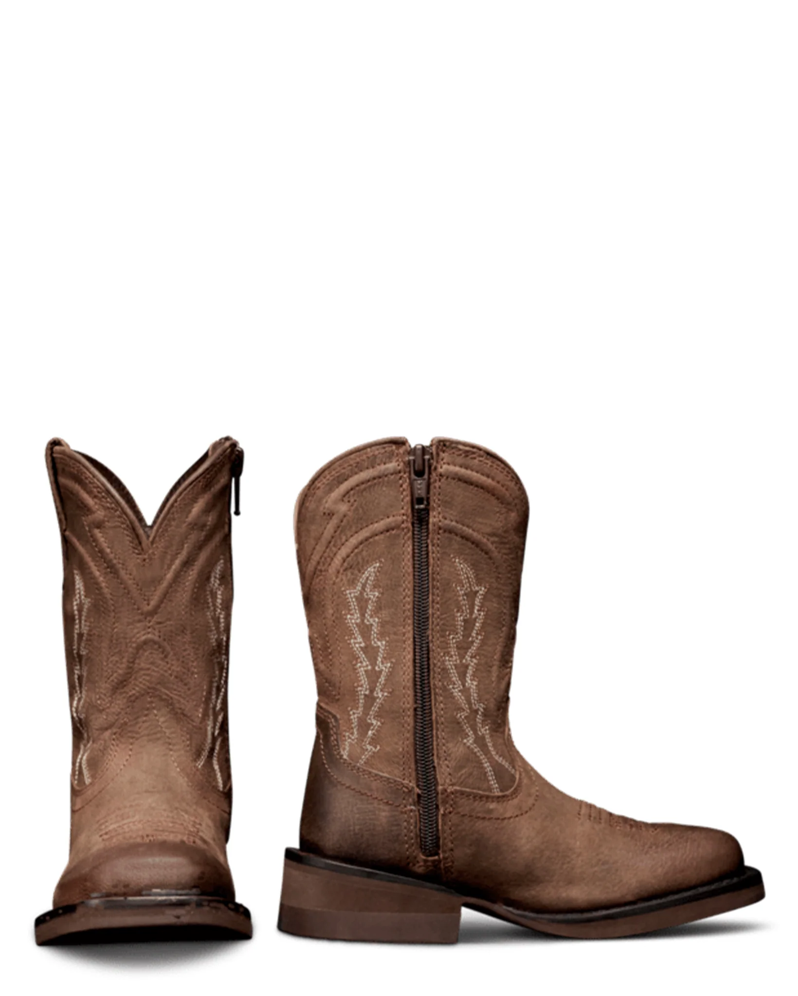 Toddler Boys' The Doc Western Boots - 80002-Caf - Image 5