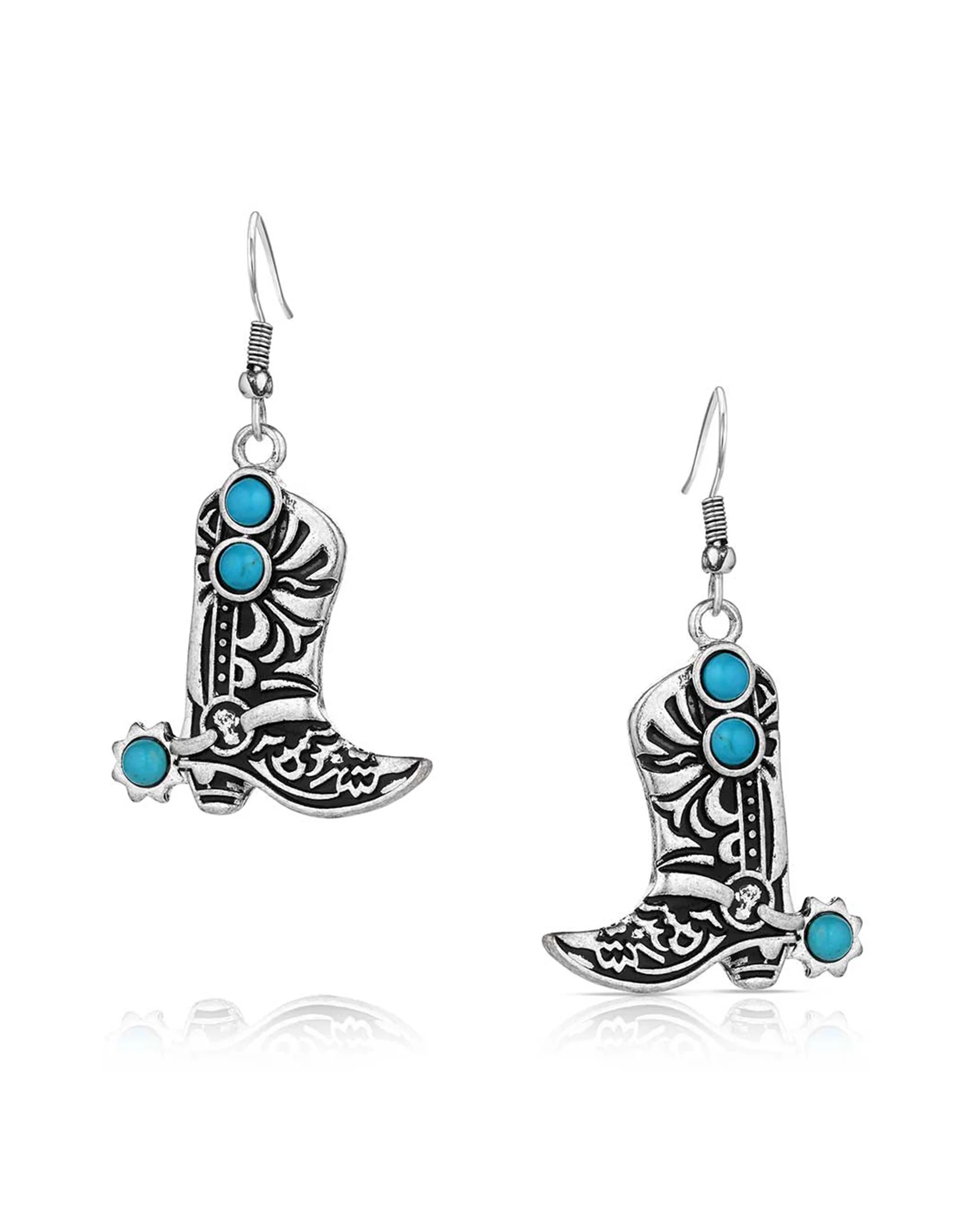 Turquoise Cowboy Kicker Earring
