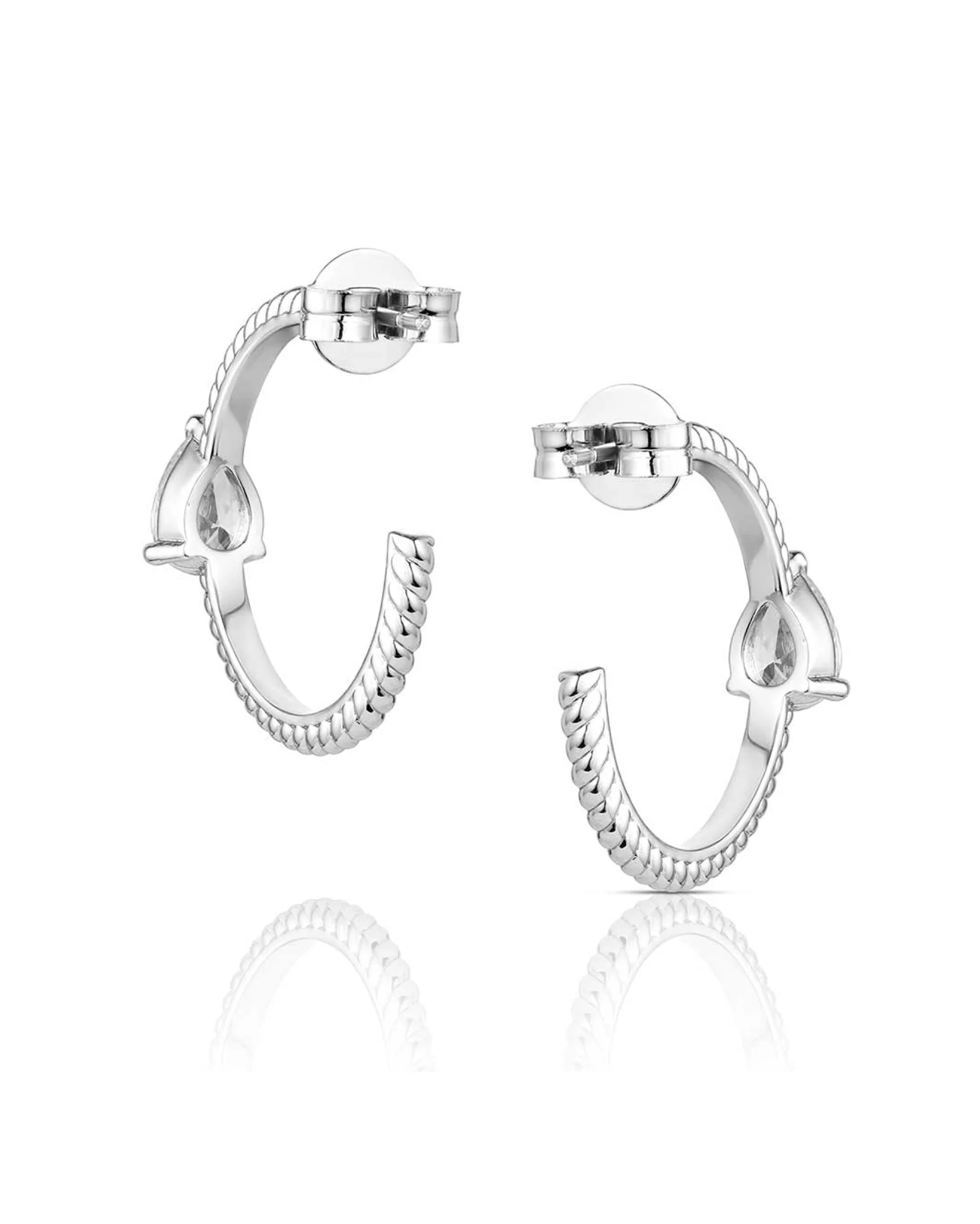 Wandering Trail Hoop Earrings - Er6455 - Image 2