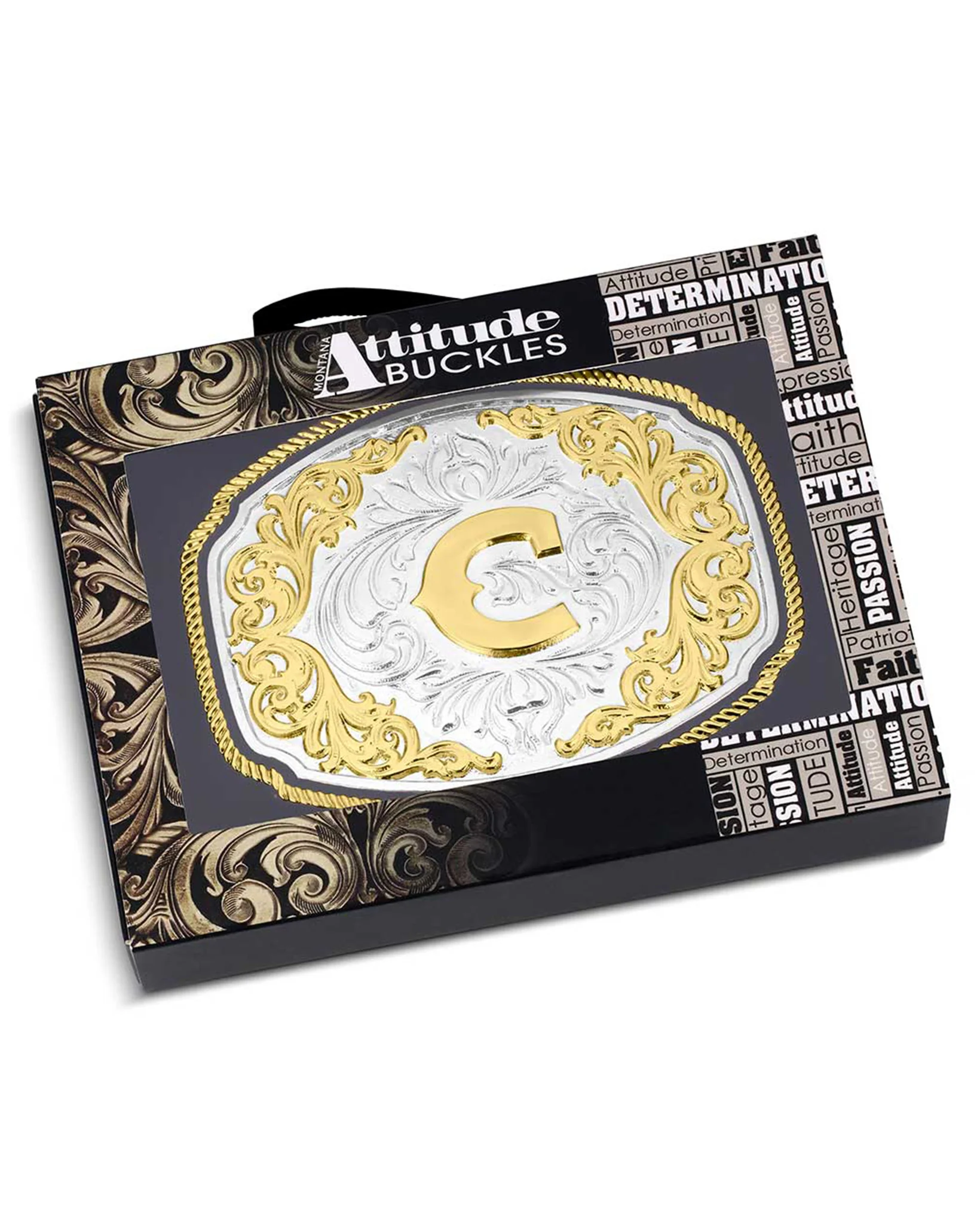 Western Initial "C" Buckle - Image 3