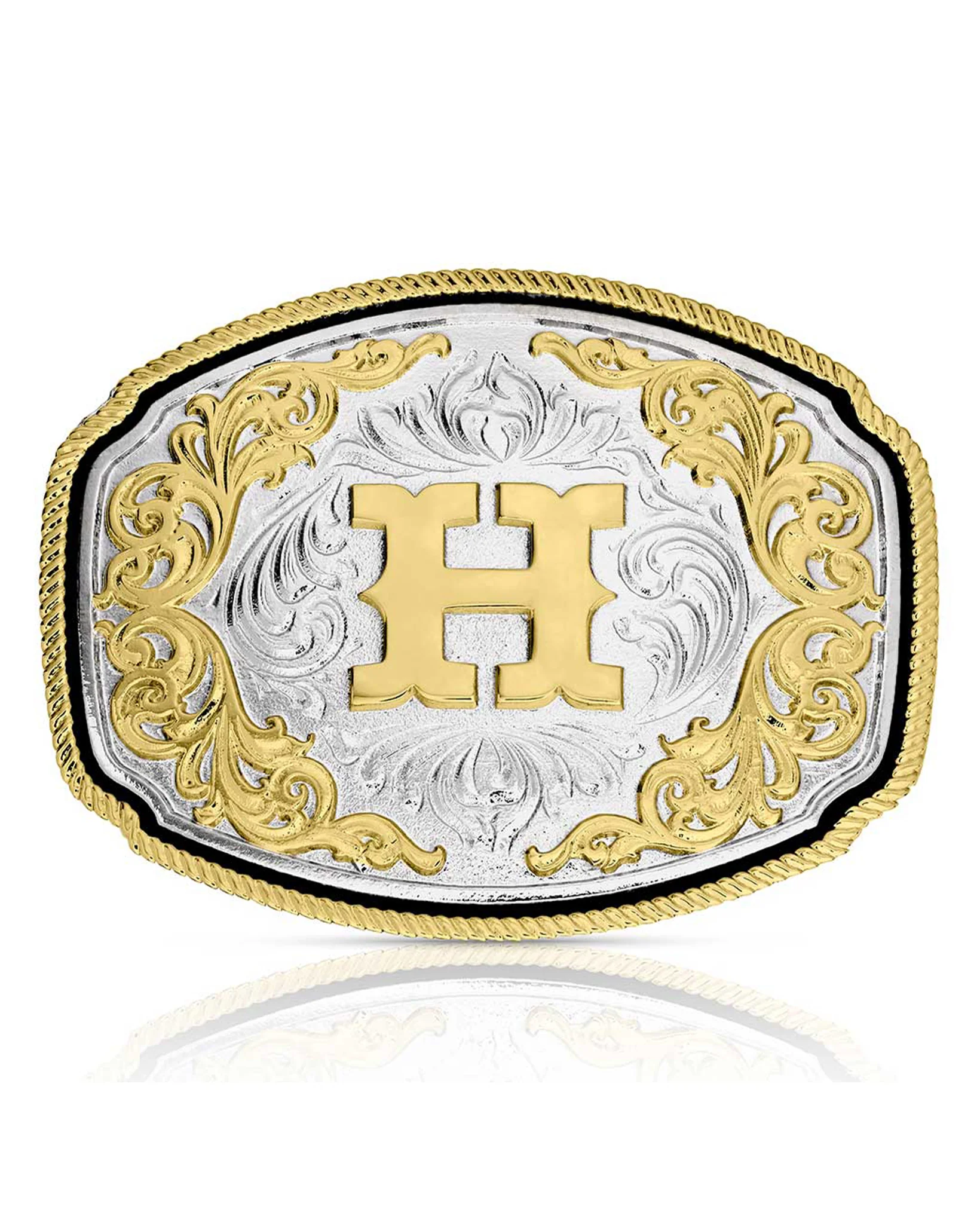 Western Initial "H" Buckle