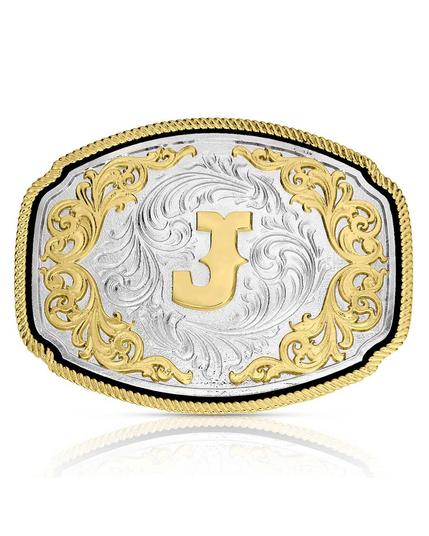 Western Initial "J" Buckle