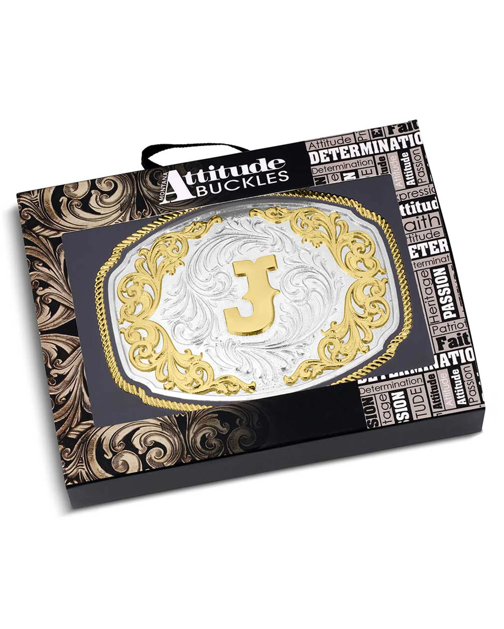 Western Initial "J" Buckle - Image 3