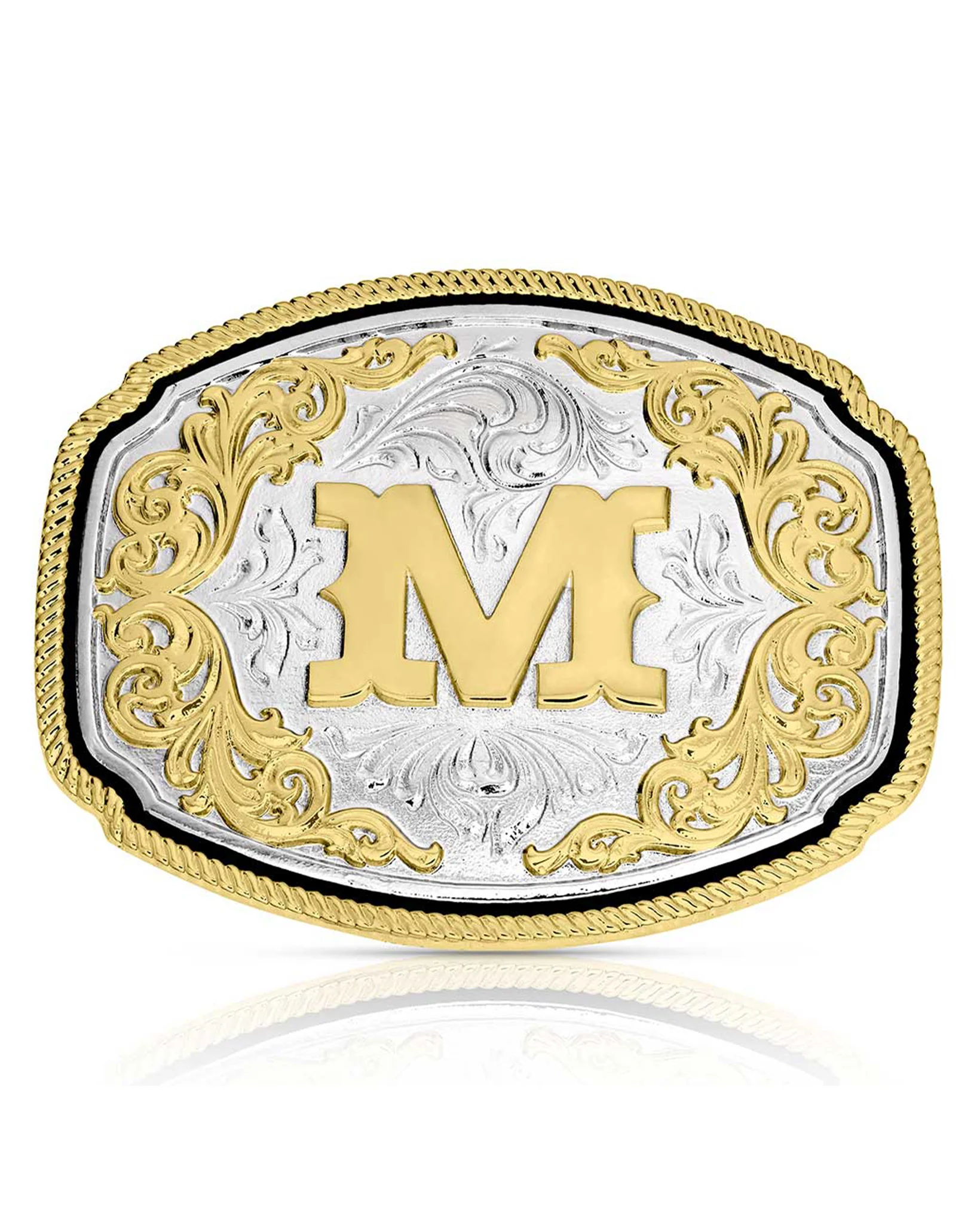 Western Initial "M" Buckle