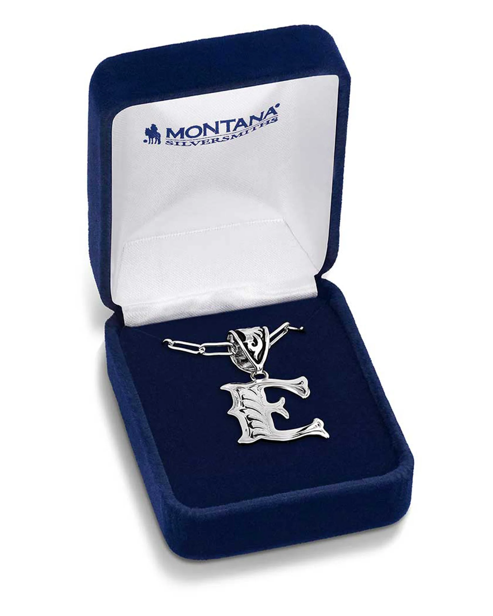 Western Initial E Necklace - Image 3