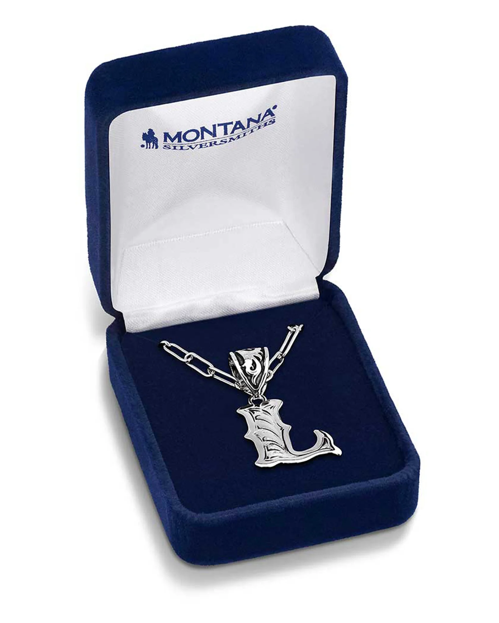 Western Initial L Necklace - Image 3