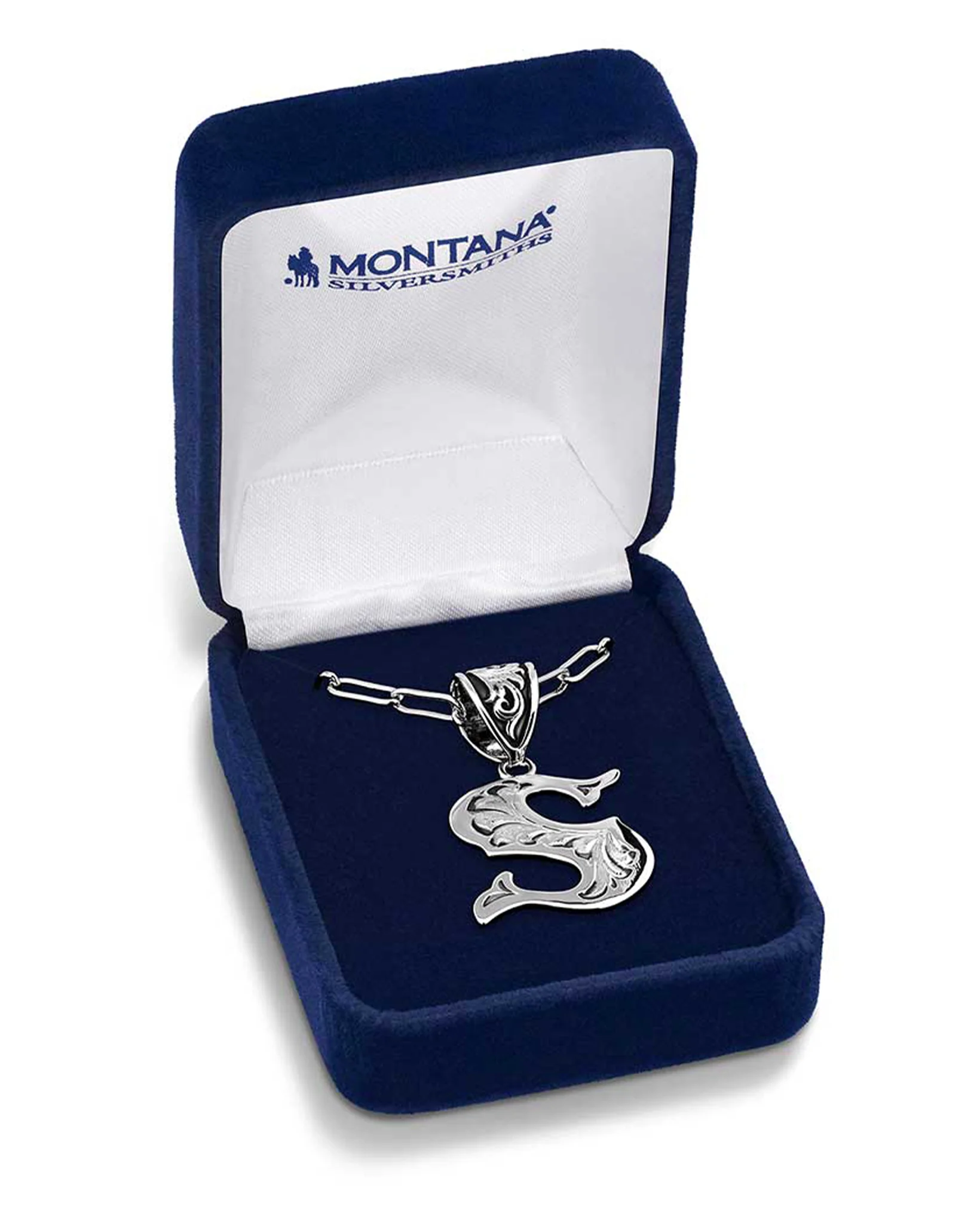 Western Initial S Necklace - Image 3