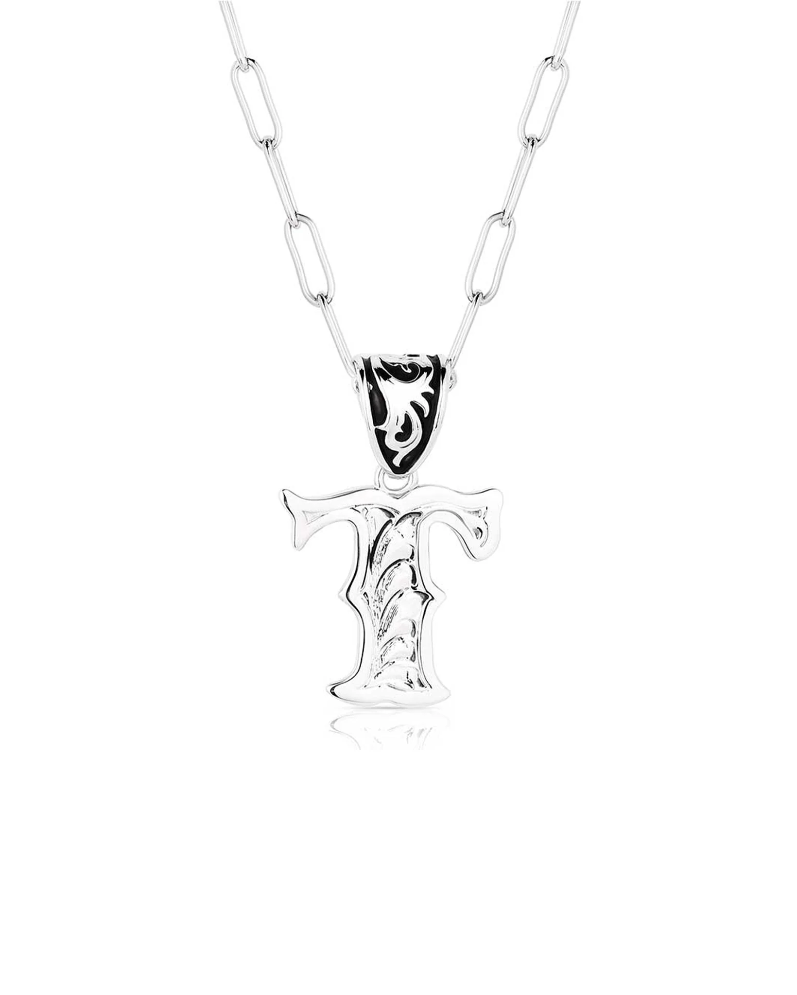 Western Initial T Necklace