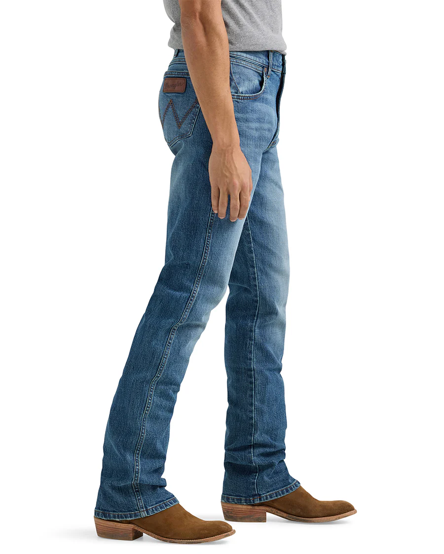 Men's Retro Slim Bootcut Jeans - Image 3