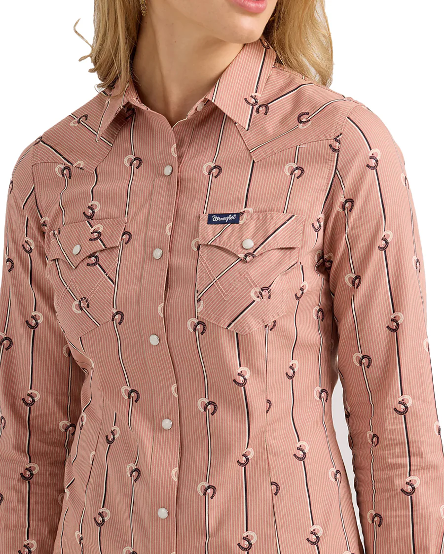 Women's Western Vintage Snap Top - Image 3