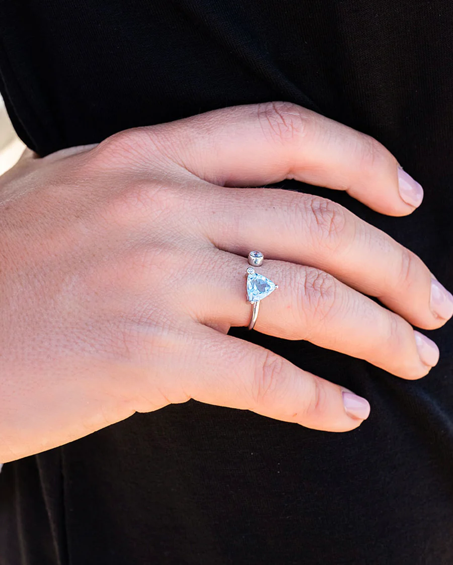Women's Azure Wrap Ring - Image 2