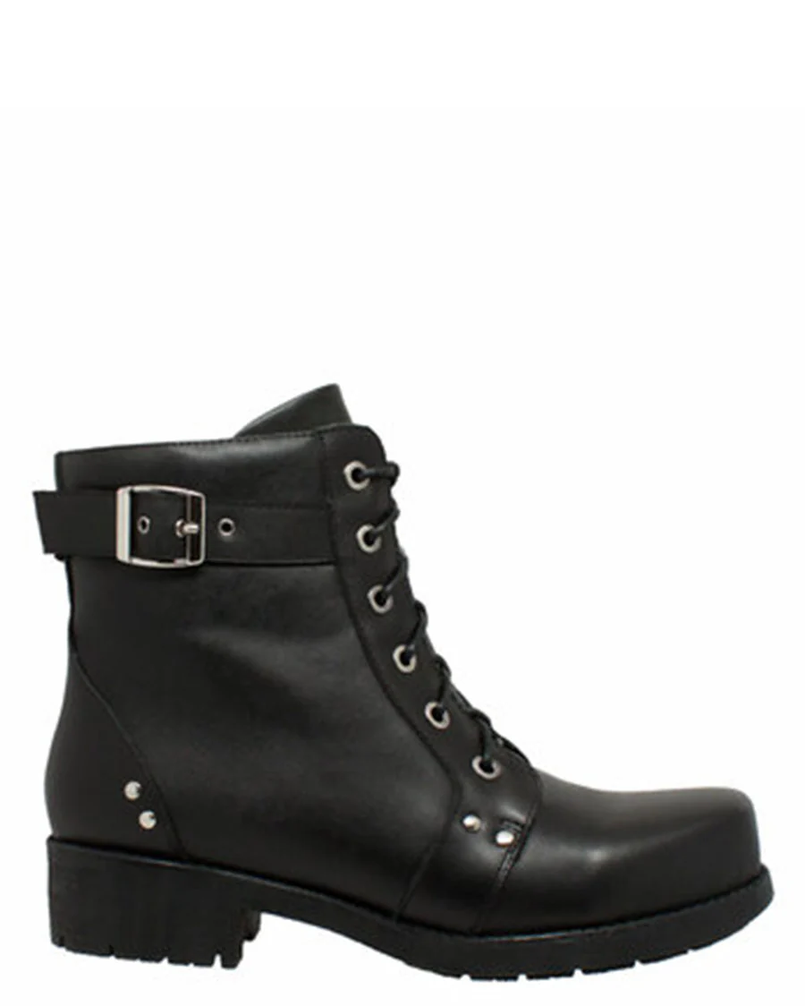 Women's Biker Motorcycle Boots - Image 2