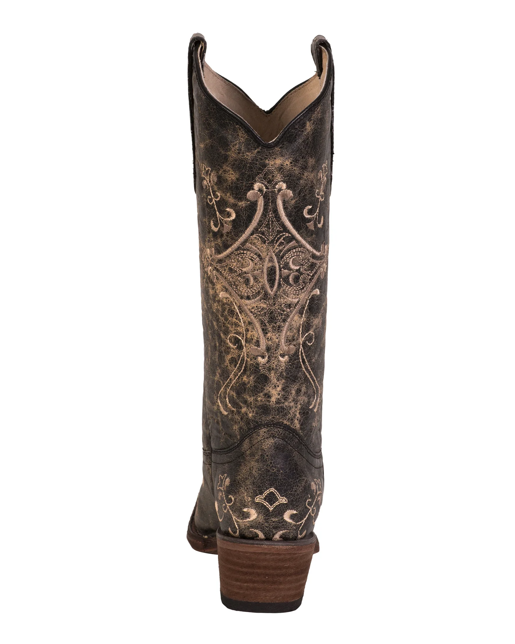 Women's Crackle Embroidered Boots - Image 3