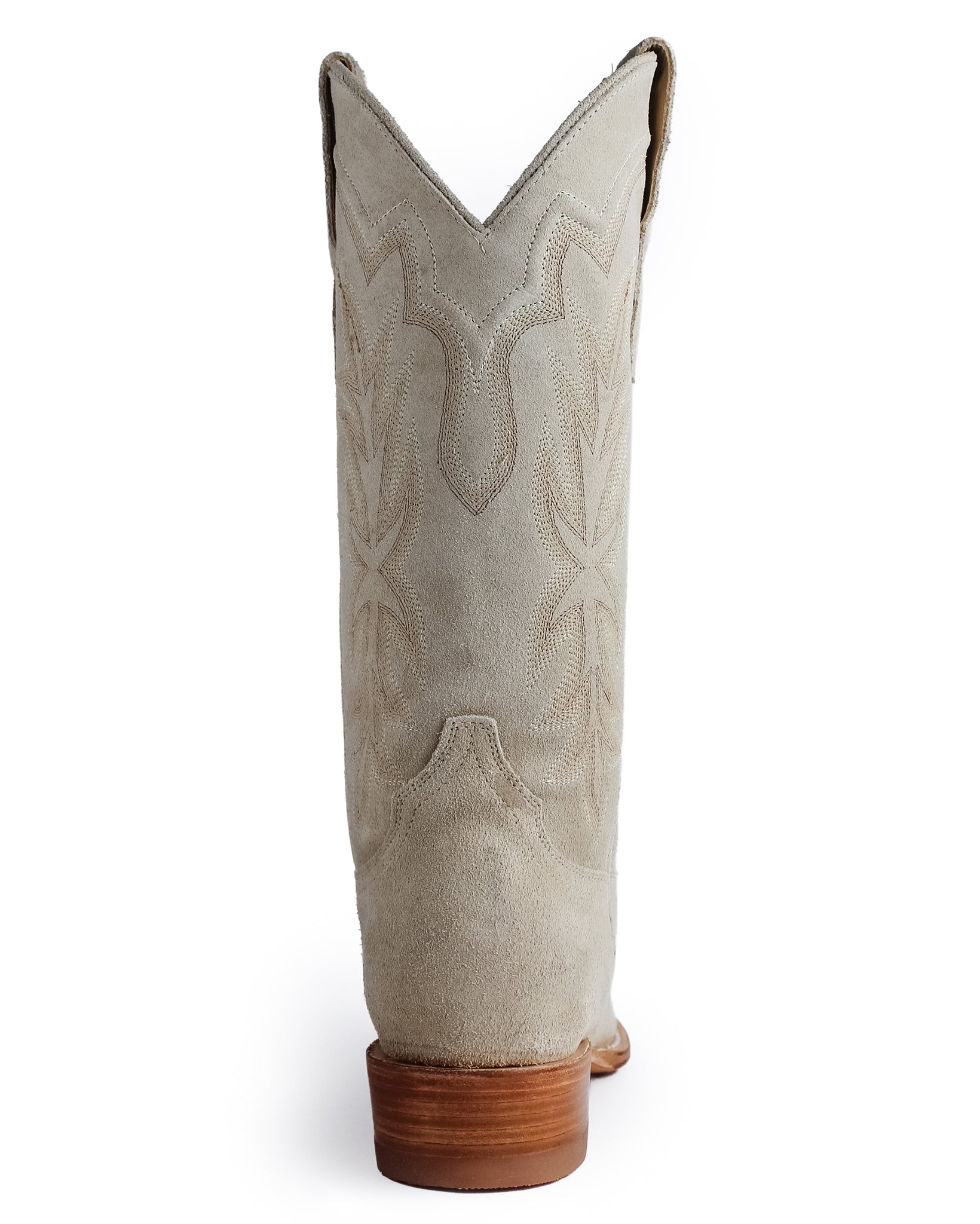Women's Creme Brulee Suede Vamp And 13" Shaft Western Boots - 12-021-6105-0207 Ta - Image 5