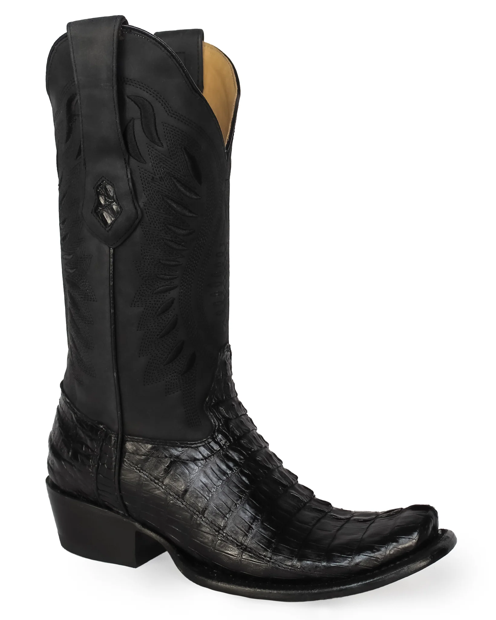 Women's Dubai Toe Caiman Tail Western Boots - 39N0105