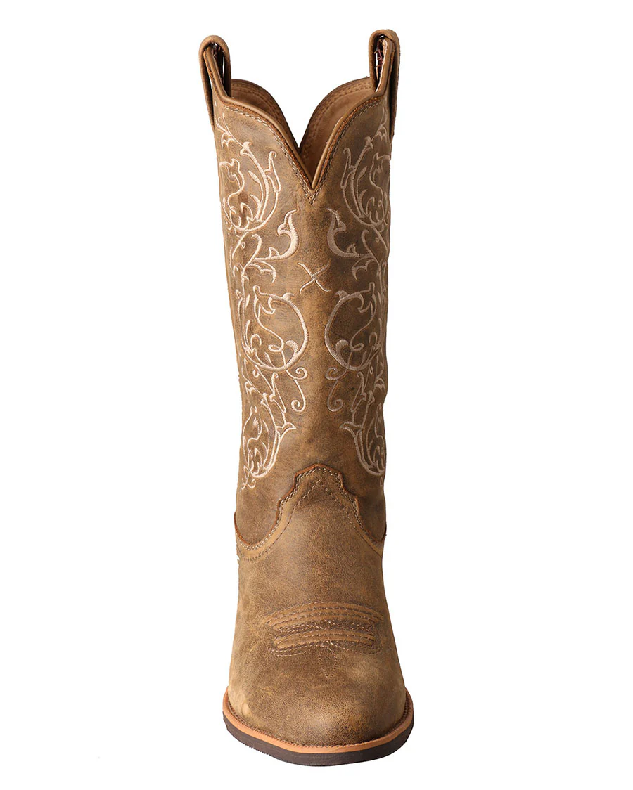 Women's Embroidered 12" Western Boots - Image 4