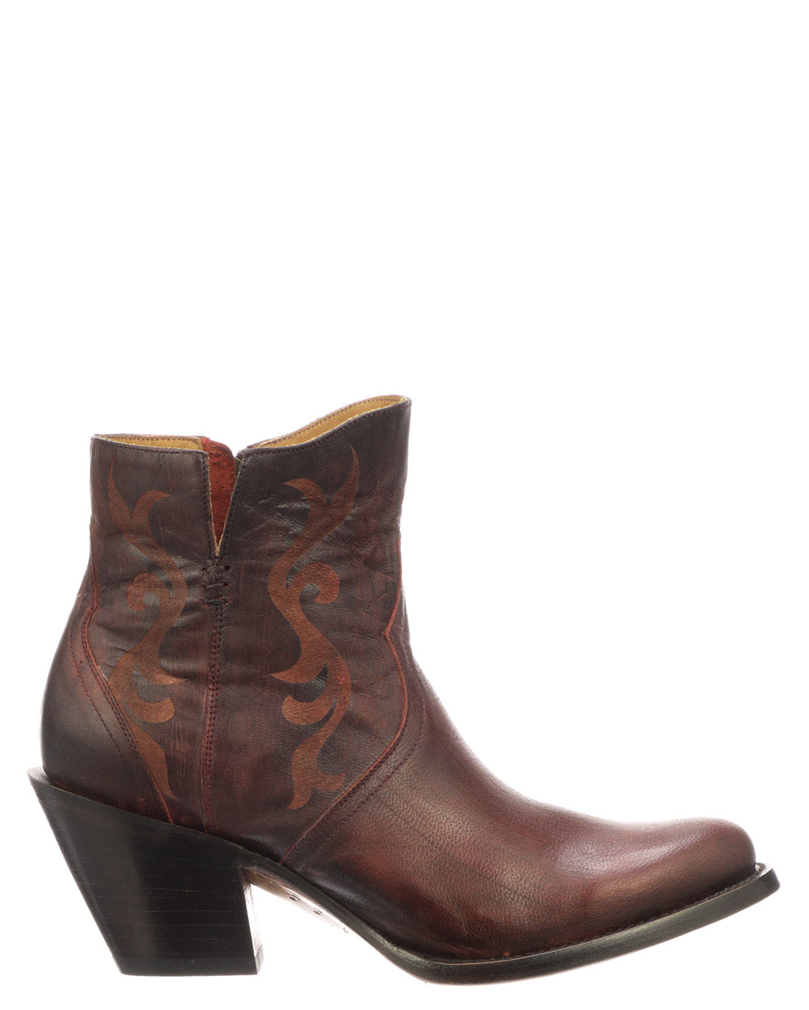 Women's Etched Short Boots - Image 2