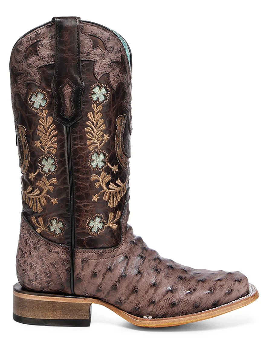 Women's Exotic Horseshoe Western Boots - A4851 - Image 4