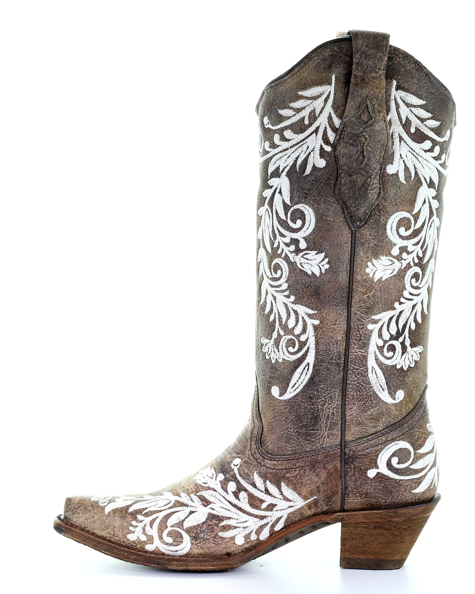 Women's Floral Embroidery Glow in the Dark Western Boots - Image 4