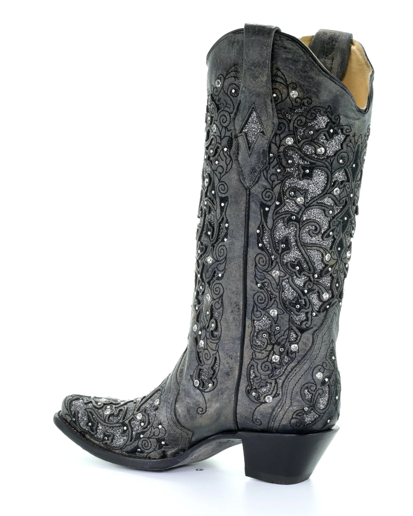 Women's Glitter and Crystals Boots - Image 4