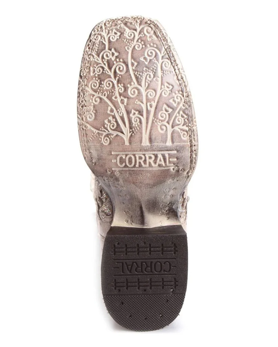 Women's Glitter Inlay Wedding Boots - Image 7