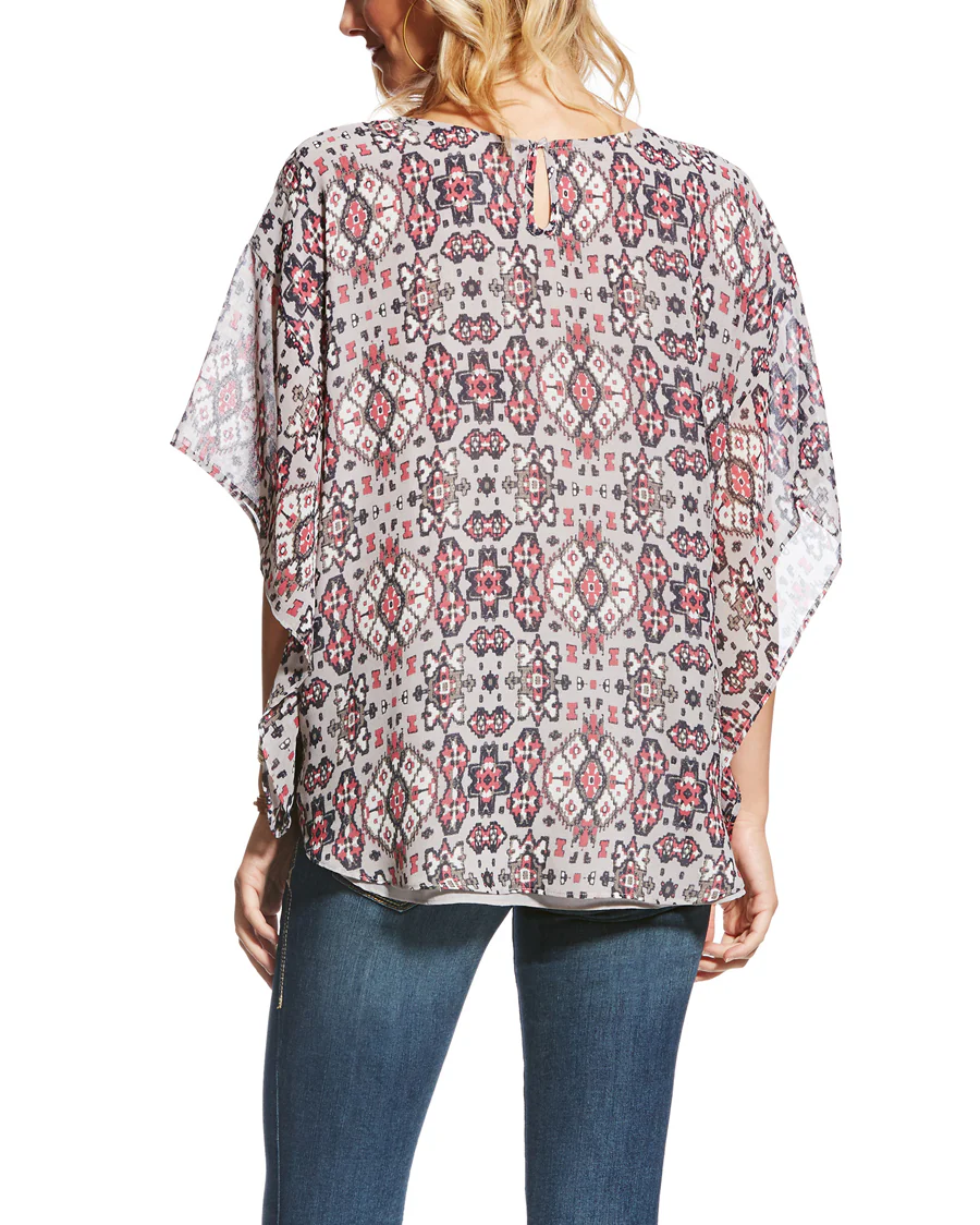 Women's Jessa Aztec Blouse - Image 2