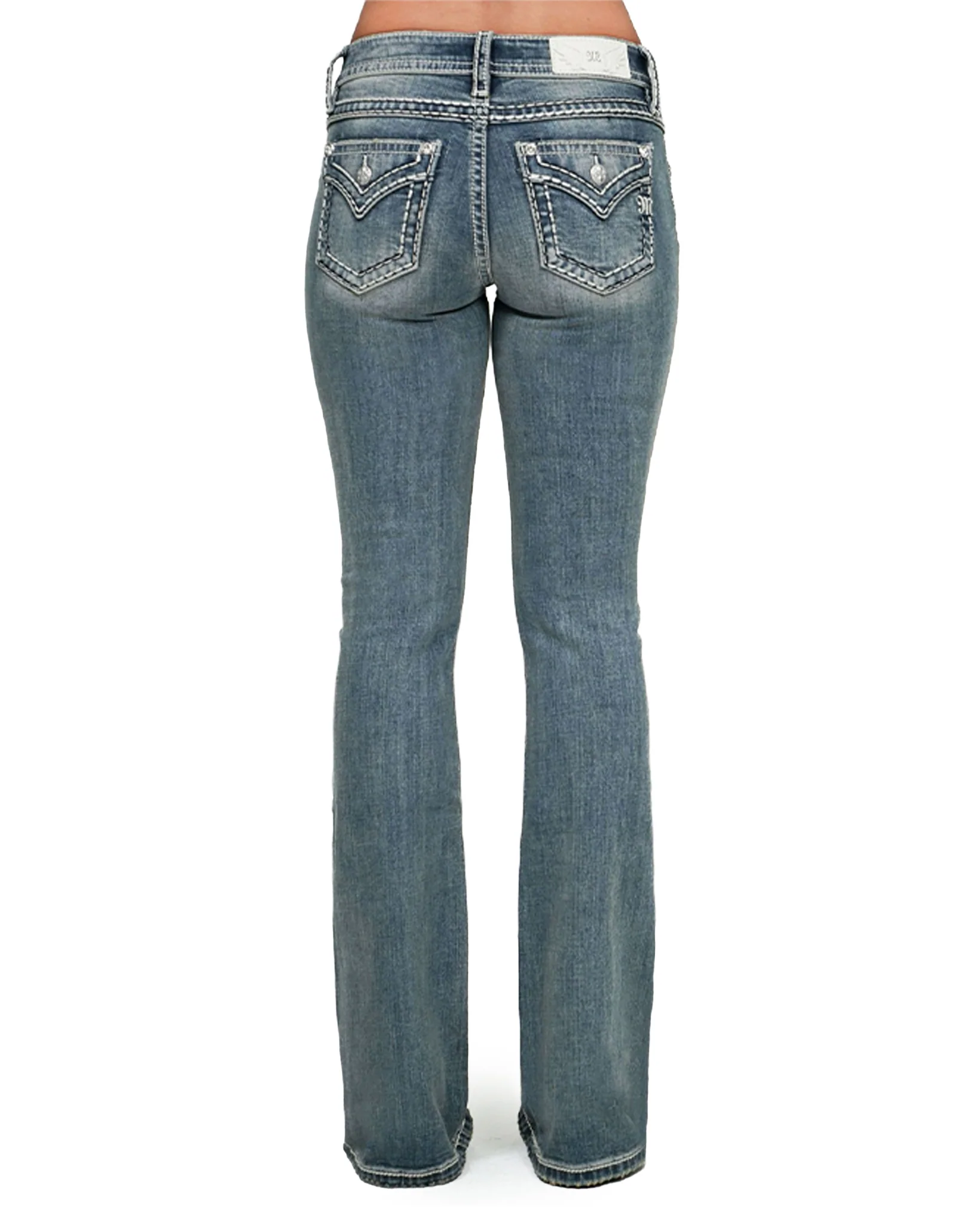 Women's Mid-Rise Bootcut Jeans - M5014B435V - Image 2