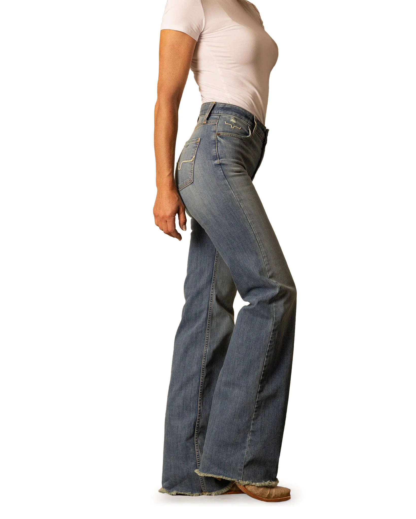 Women's Olivia High Rise Wide Leg Jeans - Image 3