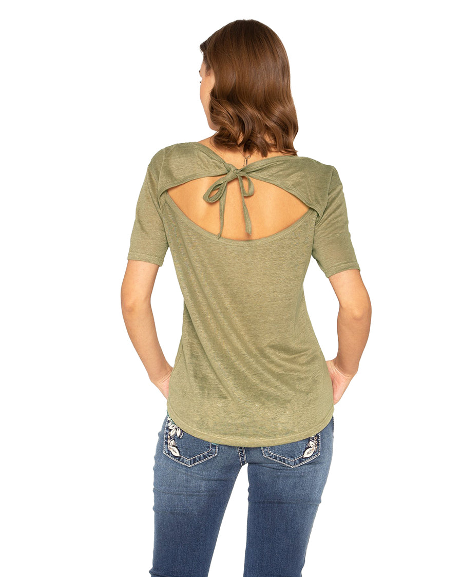 Women's Open To It Short Sleeve Jersey Top - Image 2