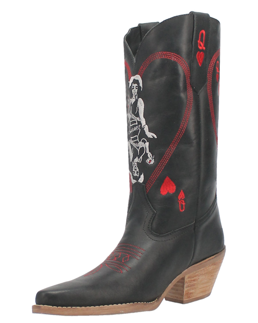 Women's Queen A Hearts Western Boots - Image 10