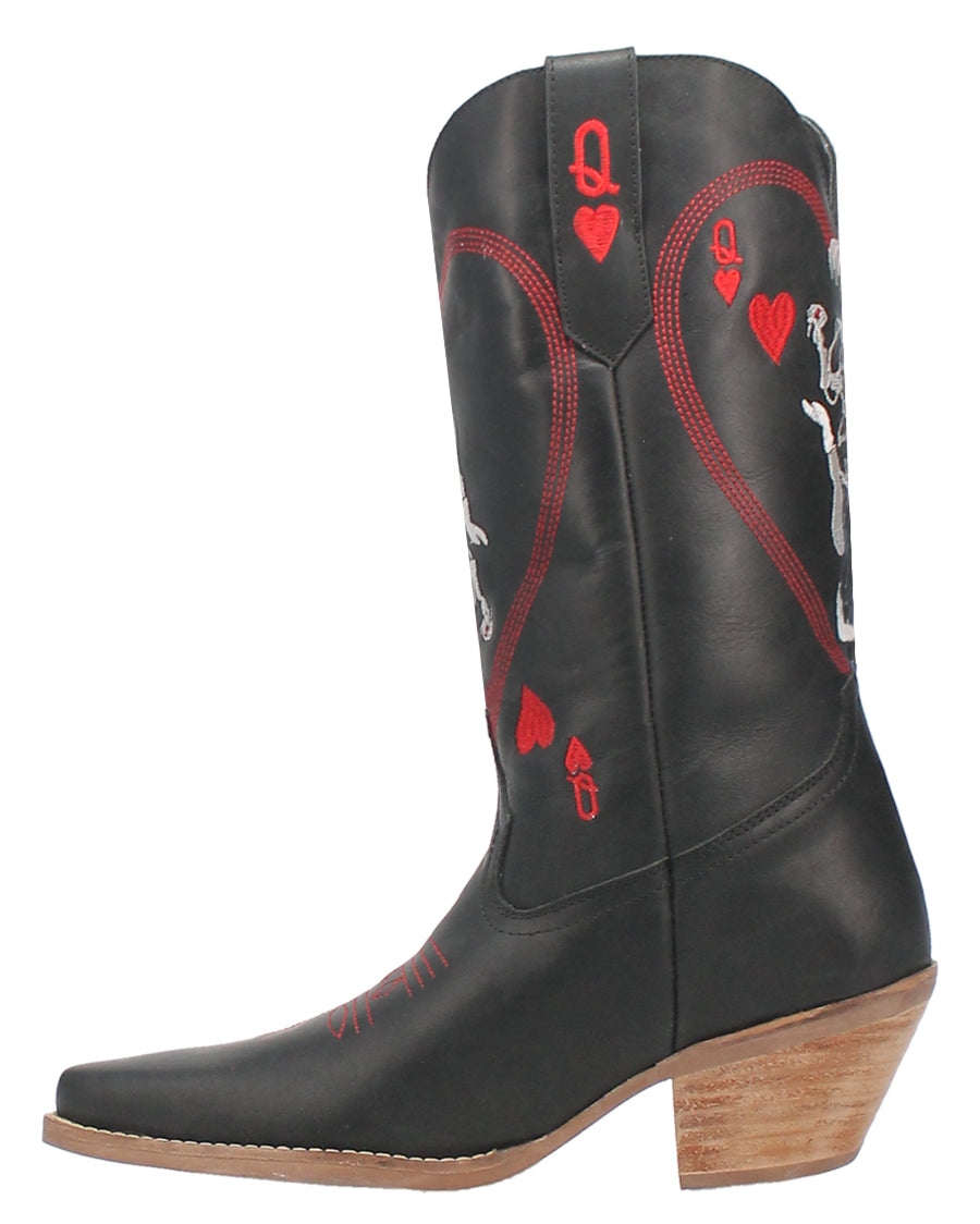 Women's Queen A Hearts Western Boots - Image 11