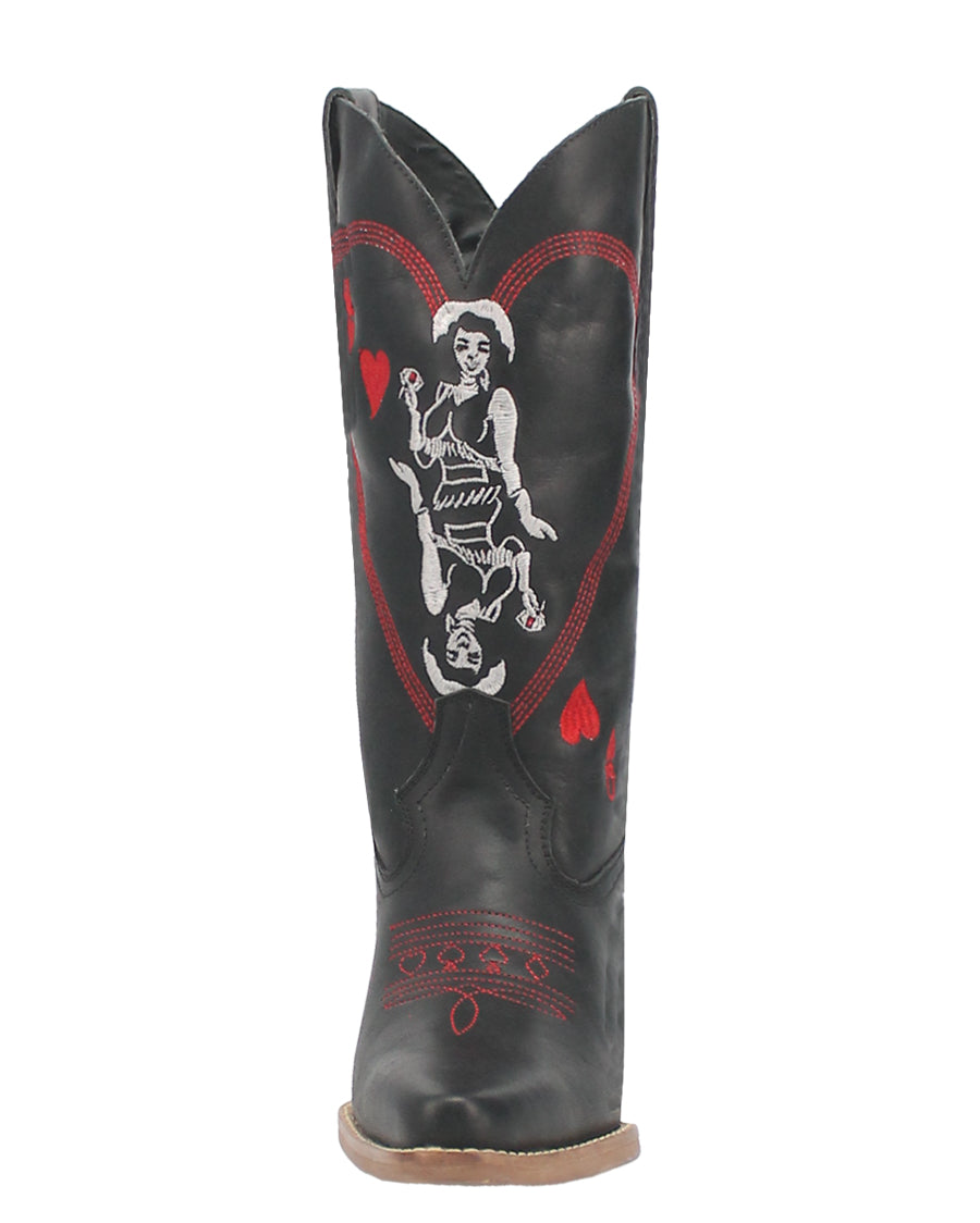 Women's Queen A Hearts Western Boots - Image 12
